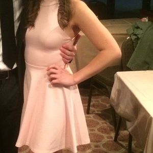 Baby pink dress